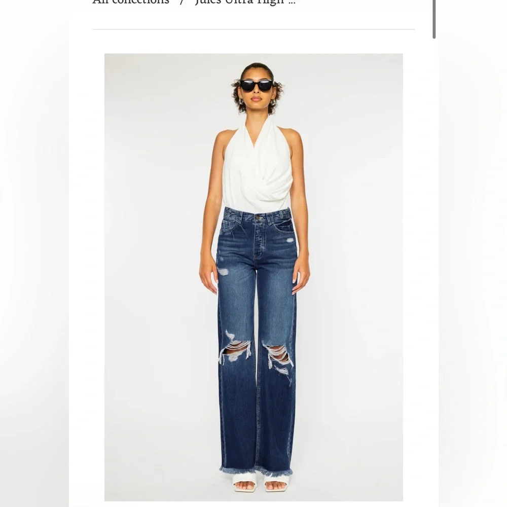 Jules Ultra High Rise 90's Flare Jeans - Picture 3 of 16